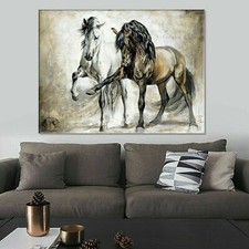 Cheval Abstrait Toile Wall Art