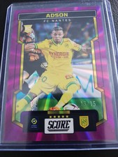 2023-24 panini score ligue 1 Adson 15/15 purple laser FC Nantes 2024