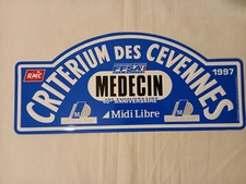 Plaque Rallye Tôle - 1997 -