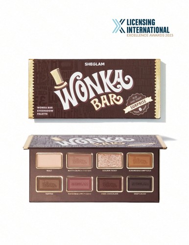 Wonka bar eyeshadow palette - wonka,