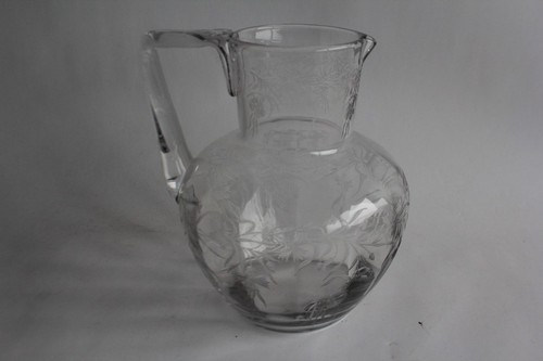 Pichet cristal gravé - , (67603)