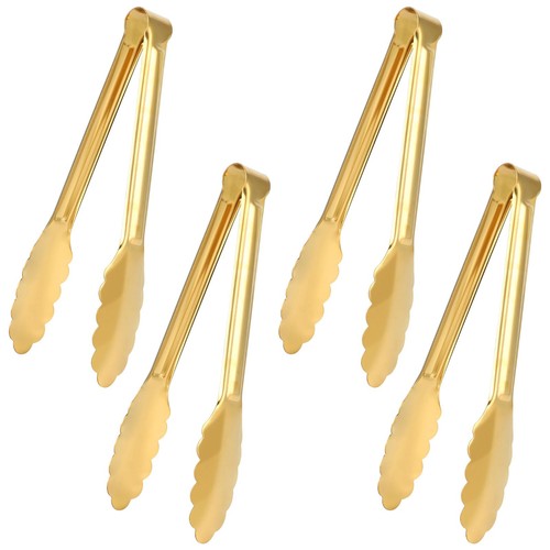 Pack gold buffet tongs 9 - pack,
