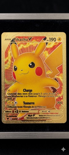 Carte pokemon pikachu - pokemon, v