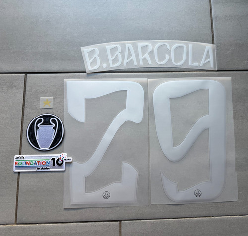Flocage barcola 29 psg - b.barcola, #29