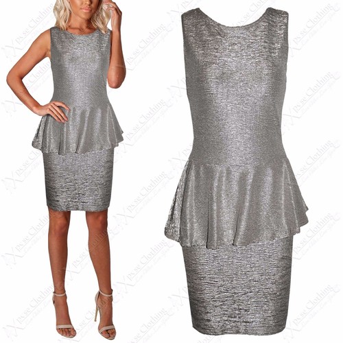 Robe femme neuve argent - robe,