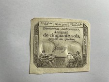 Billet France Assignat 50 Sols