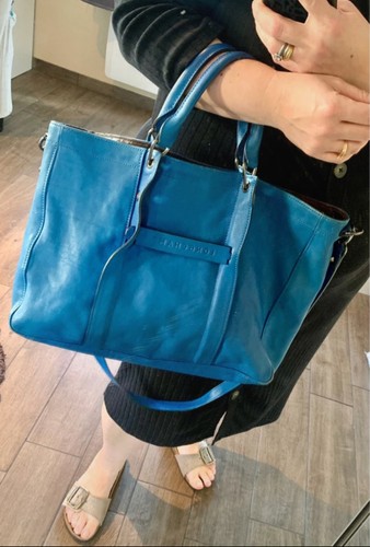 Sac main cuir longchamp - sac,