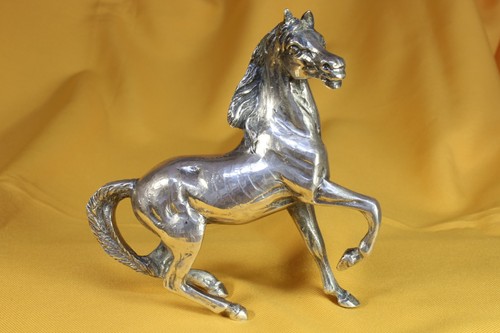 Sculpture cheval bronze - sculpture, en