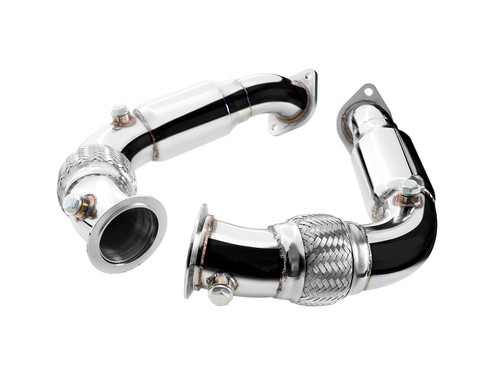 Downpipe inox 76mm avec