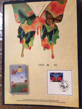 En 1765 a Encart CEF 37 LES PAPILLONS  50 Unités NEUVE repiquage CEF