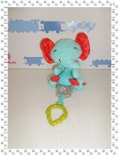 A  - Jeu Eveil  Activités Peluche Maman et Bébé Eléphant Fisher Price