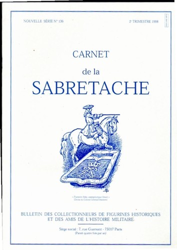 Revue carnet sabretache - revue,