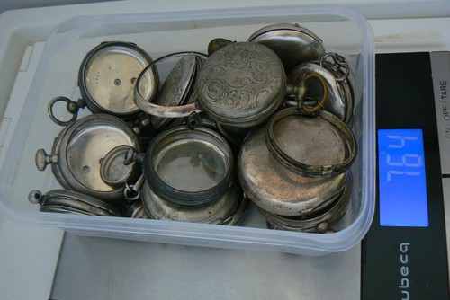 Boitiers montres gousset - , en