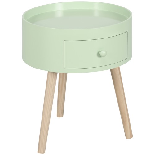 Homcom chevet 38x38x45cm vert - chevet,
