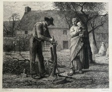 Jean François Millet Gravure