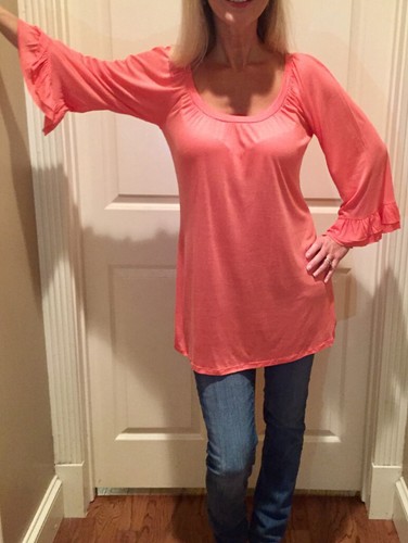 Coral tunic shirt free - shirt,