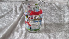 Ancien verre à moutarde Bioman vintage old glass 1986 Manga