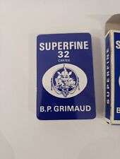 Jeu de carte publicitaire superfine B.P Grimaud