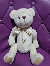Peluche Ours Beige Lascar Noeud Satin 35 Cm