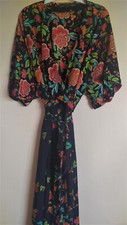 Robe longue Zara Woman à fleurs M