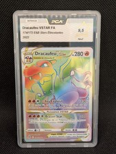 Carte Pokemon DRACAUFEU V FA Français - EB09 FR - 174/172 - PCA 9.5 - Neuf