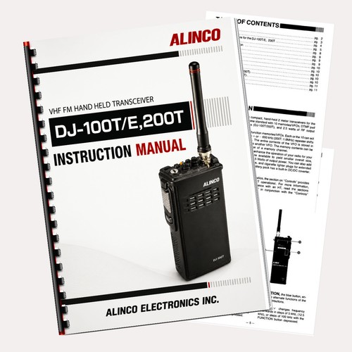 Alinco 100t 100e dj - dj-100t, dj-100e