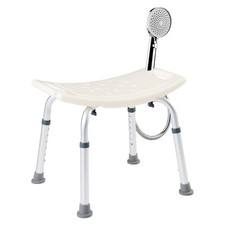 AREBOS Siège de Douche Tabouret de Douche à Hauteur Réglable Chaise de douche
