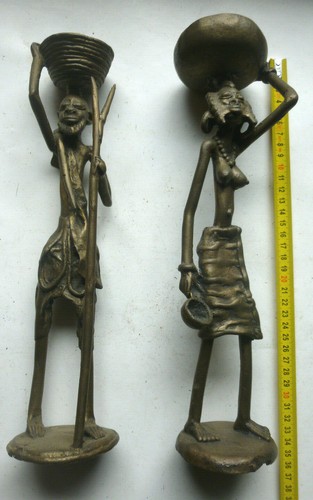 Art africain statues - statues, couple-