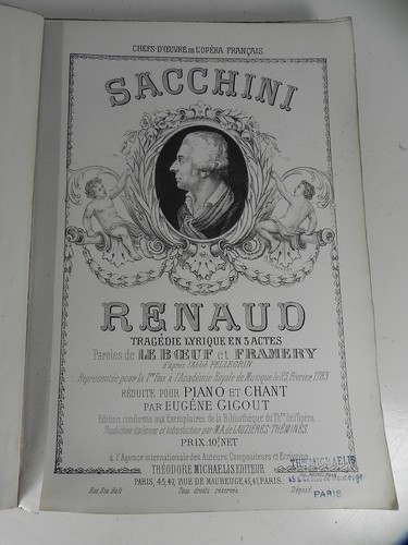 Sacchini renaud tragédie - sacchini,