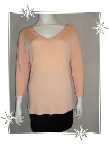 Pull fantaisie saumon - ,