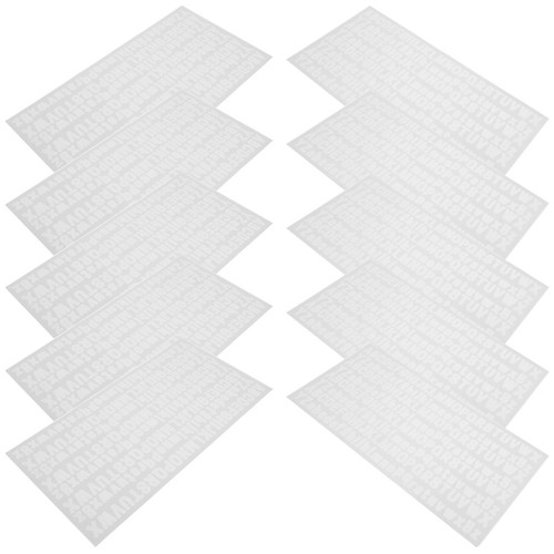 Sheets autocollants de - 10,