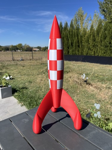 Fusée artisanale tintin - 45,