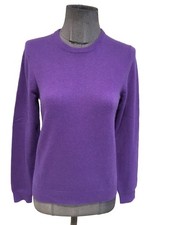 Superbe Et Authentique Pull Mauve 100% Cachemire Eric Bompard S Jamais Porté 
