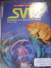 SVT 2nde - grand format- édition 2015 - Bordas- TBE