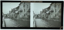 FRANCE Annecy 1927 PHOTO Plaque de verre fissurée Vintage V43L14n