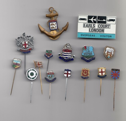Vintage united kingdom pin - vintage,
