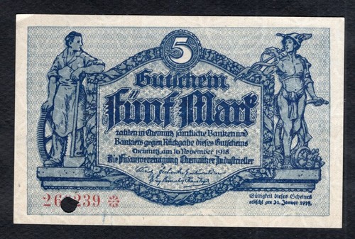 Notgeld allemagne mark - allemagne, 5