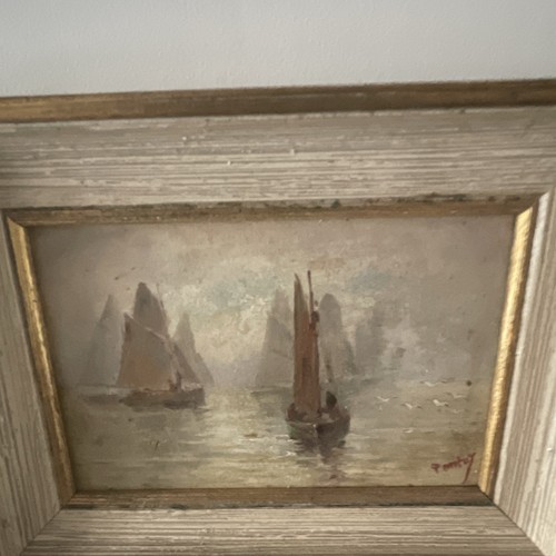 Paysage marin signé pontoy - paysage,