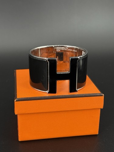 Manchette hermes clic - manchette, noire