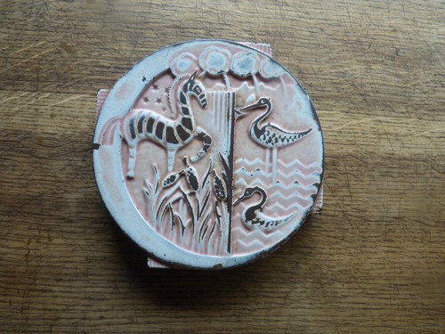 Ancien dessous plat en - ancien, de