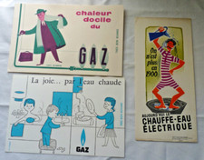 BUVARD - LE CHAUFFE-EAU ÉLECTRIQUE - GAZ VAISSELLE ROBINET - HOMME VALISE -