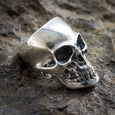 Bague Skull En Argent Sterling