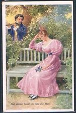 F103 VIENNE a/s KRÄNZLE COUPLE Romance MUSIC GARDEN Fine LITHO BKWI 523-6