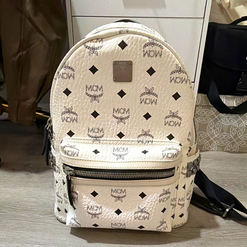 Mcm logo monogram studded - mcm,