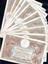 Lot de 10 billets anciens –