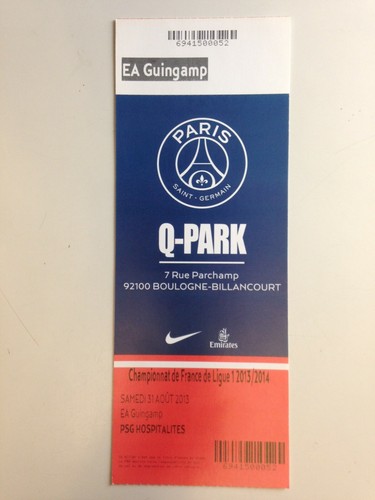 Billet paris psg guingamp 31 - -,