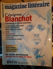MAGAZINE LITTÉRAIRE N° 424 de 2003 L'ENIGME BLANCHOT