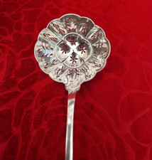 CHRISTOFLE - Grande Cuillère à Saupoudrer - Couvert Ajouré en Métal Argenté