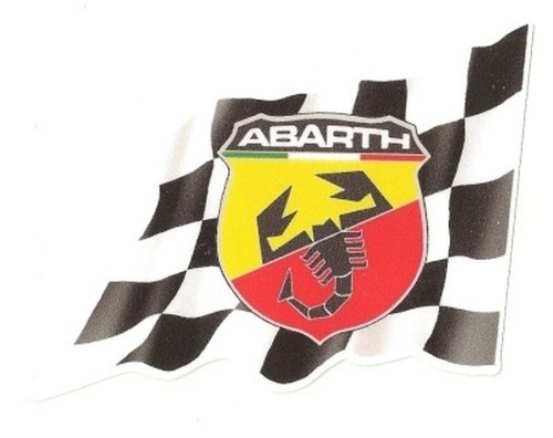Abarth right flag - flag, droit