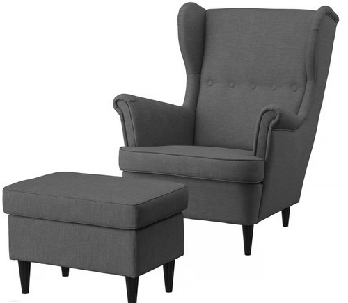 Strandmon armchair with - strandmon, (ikea)
